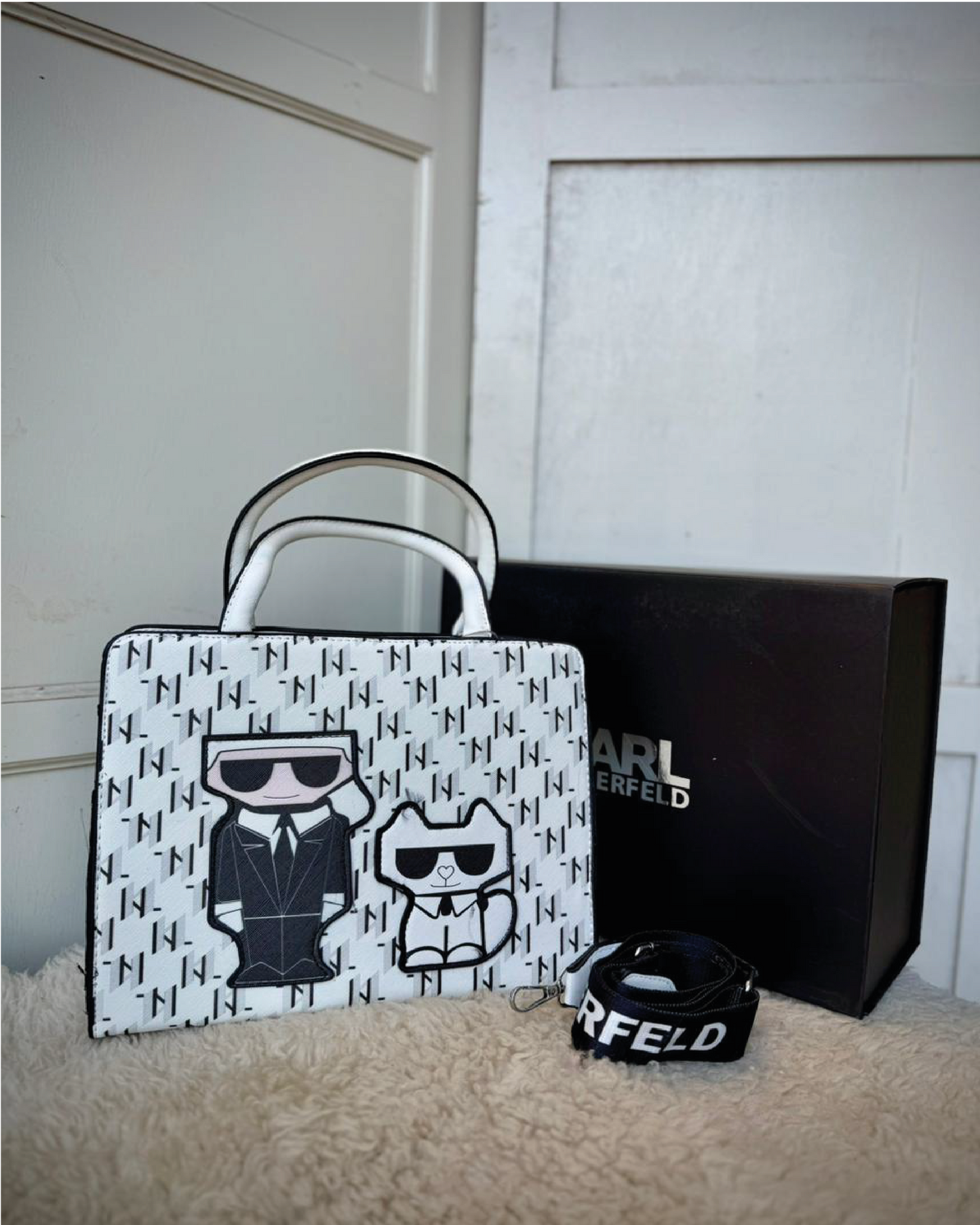 BOLSO 8658 BLANCO FRANJAS