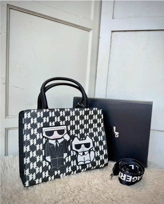 BOLSO 8658 NEGRO FRANJAS